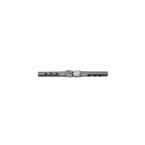 Progressive Hardware Co Inc 45-20-RTP Swivel Spindle, 9-32" Square, 4-3/4" Long, Threaded 3/8-20, with Two Removable Centers, Tapped Holes Both Ends