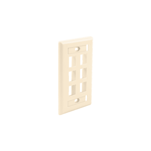 Faceplate 6 Keystone (EA) - Ivory