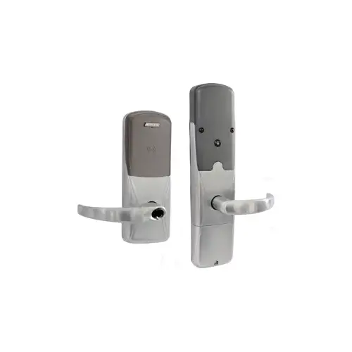 KIT - Multi-Technology Networked Wireless Office Mortise Lock, Sparta Lever with SFIC Prep (Small Format IC Core not Included), Satin Chrome 626