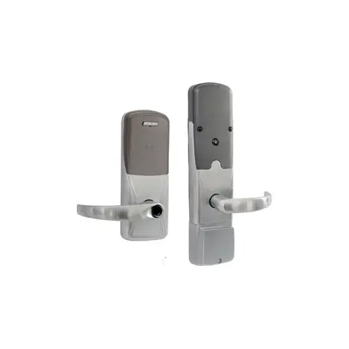 KIT - Multi-Technology Networked Wireless Apartment Cylindrical Lock, Sparta Lever Less Cylinder (Conventional Cylinder not Included), Satin Chrome 626