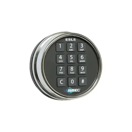 AMSEC 0616186 Chrome ESL5 Electronic Keypad Retro-Fit Kit