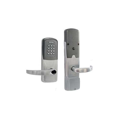 KIT - Multi-Technology and Keypad Networked Wireless Classroom/Storeroom Cylindrical Lock, Sparta Lever with FSIC Prep (Schlage Full Size IC Core not Included), Satin Chrome 626