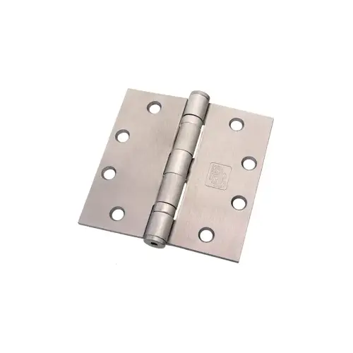 5-Knuckle Hinge, Full Mortise Standard Weight, Ball Bearing, 4.5" x 4.5" (4545), Ferrous Steel Base, Bright Chrome US26/629