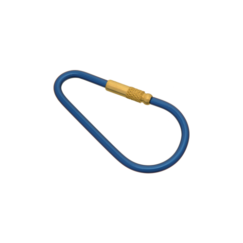 Malibu Key Rings KR-10 BLUE Medium Screw Key Ring