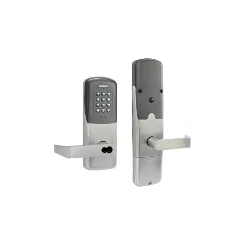 KIT - Multi-Technology and Keypad Networked Wireless Classroom/Storeroom Mortise Lock, Rhodes Lever with FSIC Prep (Schlage Full Size IC Core not Included), Satin Chrome 626