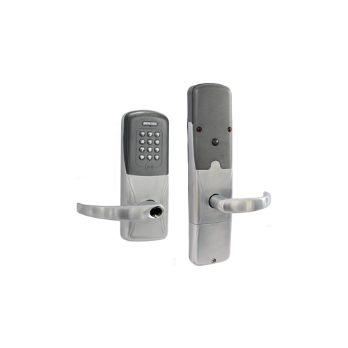 KIT - Multi-Technology and Keypad Networked Wireless Classroom/Storeroom Cylindrical Lock, Sparta Lever with SFIC Prep (Small Format IC Core not Included), Satin Chrome 626