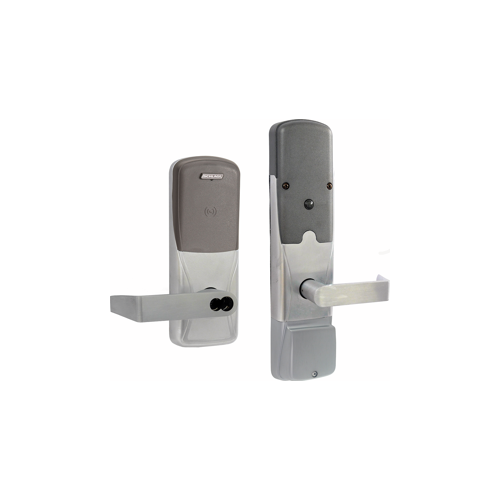 KIT - Multi-Technology Networked Wireless Classroom/Storeroom Mortise Lock, Rhodes Lever with FSIC Prep (Schlage Full Size IC Core not Included), Satin Chrome 626