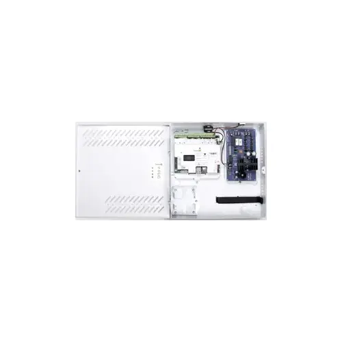 Paxton Access INC. 010-803-US Paxton10, Video/Door Controller with Metal Enclosure and 12-24VDC 4A PSU, Single Door, 4 Camera, Door Contact Input, Exit Button Input, Tamper Input, 2 Relays, 2 SATA Inputs, 12-24VDC, TCP/IP, UL, FCC, White