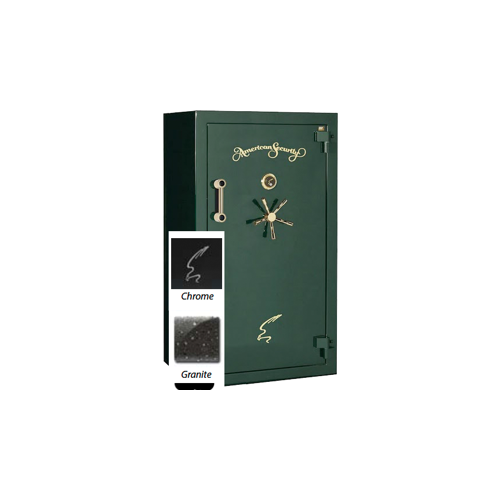 12-18-30+2 Gun Safe, 120 Minute Fire, Granite Textured Finish with Chrome Hardware, ESL10 Electronic Lock, 1081lb