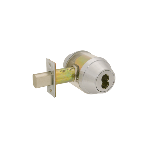 SFIC Prep, Deadbolt Double Cylinder, Small Format IC Less Core, Grade 1, Satin Chrome 626, US26D