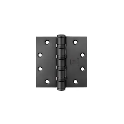 5-Knuckle Hinge, Heavy Weight, Full Mortise, Ball Bearing, 4.5" x 4.5" (4545), Steel Base, Black Suede Powder Coat BSP, (NRP) Non-Removable Pin