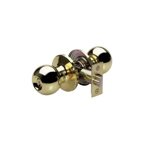 G3 Ball Entry Knob US3 Visual Pack Polished Brass