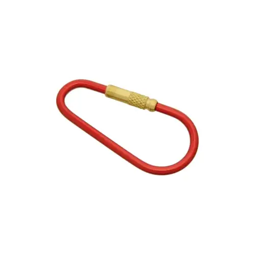 Malibu Key Rings KR-5 RED Small Screw Key Ring Red