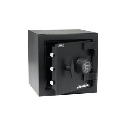 AMSEC MS1414C Mini Safe Combination Dial Lock, Charcoal Gray Textured, 67lb