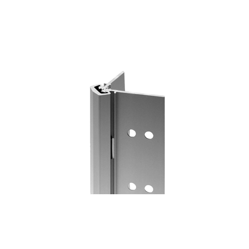 Select Products Limited SL48-83-CL-HD Full Mortise Heavy Duty Geared Continuous Hinge, Beveled Frame Leaf, 83", Clear