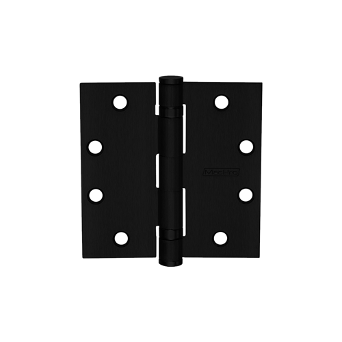 McKinney MPB79 4.5 X 4.5 BSP MacPro 5-Knuckle Hinge, Standard Weight, Full Mortise, Ball Bearing, 4.5" x 4.5" (4545), Steel Base, Black Suede Powder Coat BSP/622