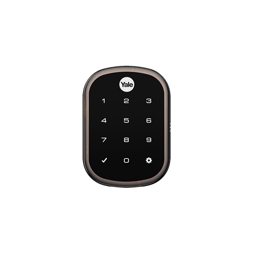 KIT - Touchscreen Deadbolt Keypad, Grade 2, Radio Module (Yale Access), Key Free, RC Adjustable Backset 2-3/8" - 2-3/4", Oil Rubbed Bronze 613/US10BP