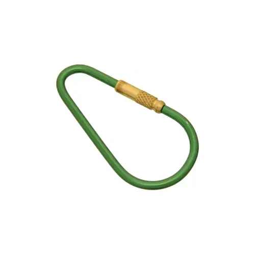 Malibu Key Rings KR-10 GREEN Medium Screw Key Ring Green
