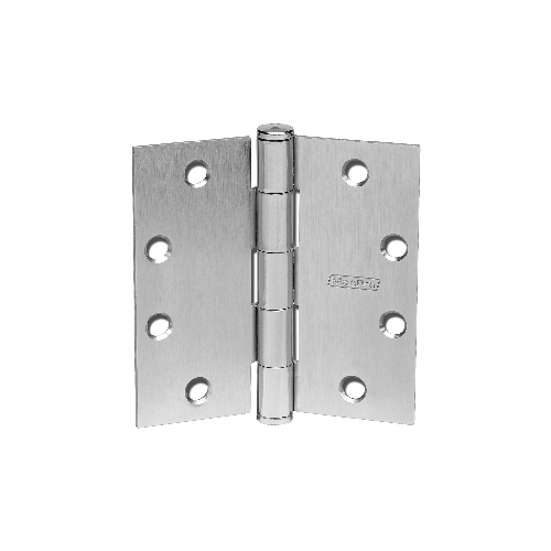 MacPro 5-Knuckle Hinge, Standard Weight, Full Mortise, Plain Bearing, 4.5" x 4.5" (4545), Steel Base, Satin Chrome US26D/652