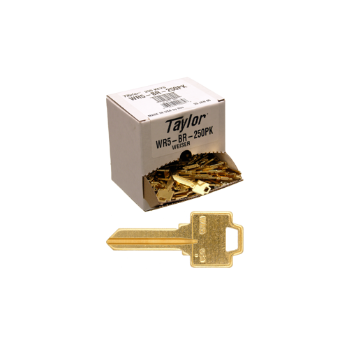 Weiser 250 Bulk Pack Key Blanks