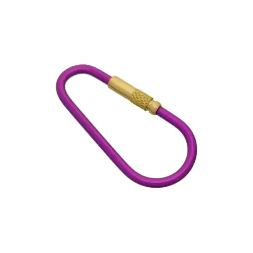 Malibu Key Rings KR-5 PURPLE Small Screw Key Ring Purple