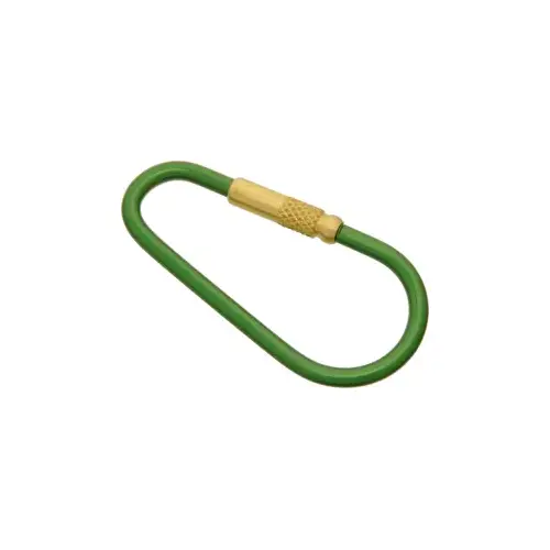 Small Screw Key Ring Green