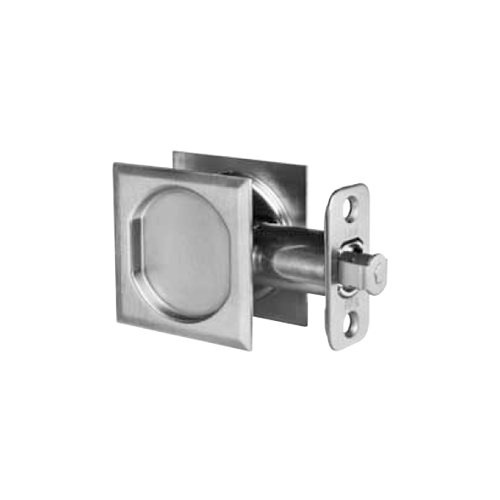Yale Residential 10PD PDSQ 10BP-ISO Passage Pocket Door Lock, 2-3/8" Backset, Oil Rubbed Bronze 613/US10BP