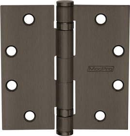 McKinney MPB79 4.5 X 4.5 US10BE MacPro 5-Knuckle Hinge, Standard Weight, Full Mortise, Ball Bearing, 4.5" x 4.5" (4545), Steel Base, Oil Rubbed Bronze US10BE