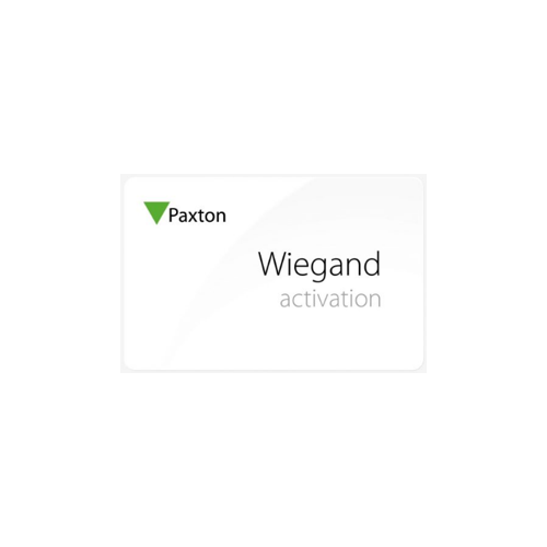 Wiegand Output Activation Card