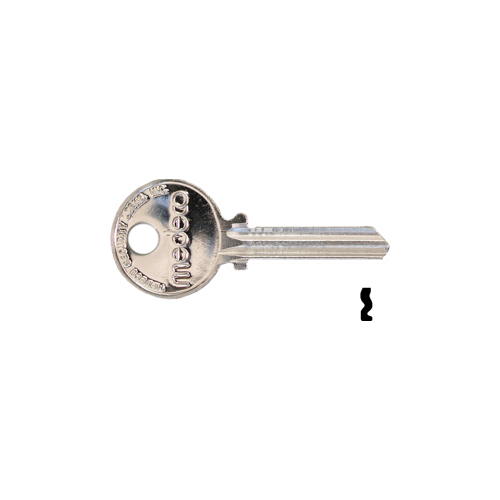 Sargent 6 Pin Key Blank 6270 (RDH Keyway) - Package Of 10, Nickel Silver, Factory Original