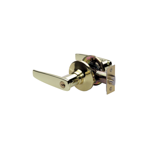 Straight Entry Lever G3 US3 SC1 Polished Brass