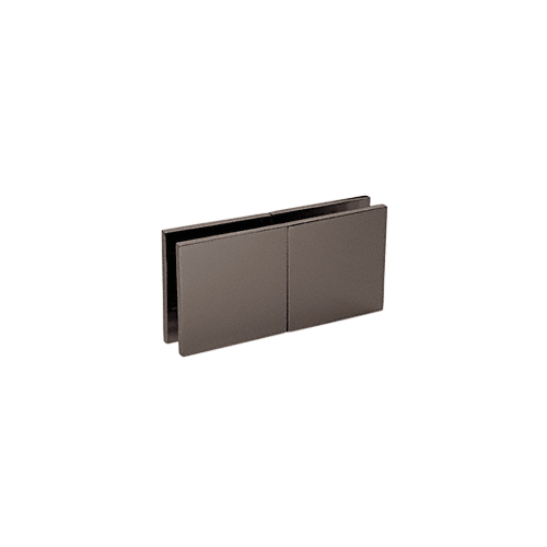Oil Rubbed Bronze Square 180 Degree Glass-to-Glass Movable Transom Clamp