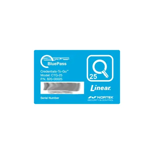 IEI CTG-25 Credential-to-Go 25 Package