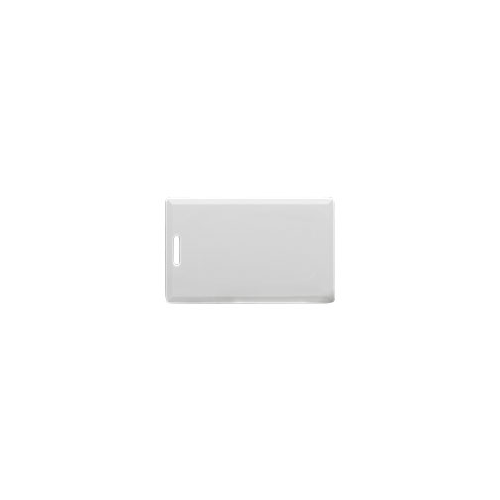 Clamshell Proximity Badge Card with Pre-Punched Lanyard Hole, RFID, 125khz, Hard Shell ABS and PVC Construction, White