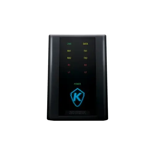 One Door IP Controller Single Gang Mount Black