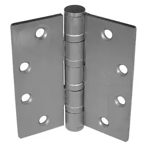 PBB Inc 4B81-US26D-4.5 X 4.5 5-Knuckle Hinge, Full Mortise