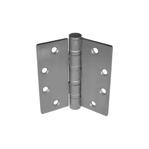 5-Knuckle Hinge, Full Mortise Heavy Weight, Ball Bearing, 4.5" x 4.5" (4545), Ferrous Steel Base, Satin Chrome US26D/652