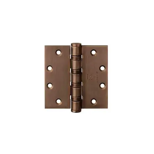 5-Knuckle Hinge, Heavy Weight, Full Mortise, Ball Bearing, 4.5" x 4.5" (4545), Steel Base, Dark Bronze US10BE/613E, (NRP) Non-Removable Pin