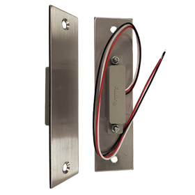 Security Door Controls MC-4MU Concealed Magnetic Door Position Switch, SPDT, 1/2" Max Door Gap, 4-7/8" x 1-1/4" x 1/8" Faceplate, Depth 1/2", Satin Aluminum 628