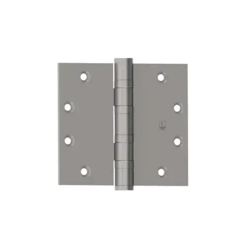 Steel Base, Ball Bearing Heavy Weight Hinge, Full Mortise, 5.0" x 5.0", US26D/626 Satin Chrome