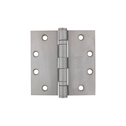5-Knuckle Hinge, Full Mortise Standard Weight, Ball Bearing, 4.5" x 4.5" (4545), Stainless Steel Base, Stainless Steel US32D/630