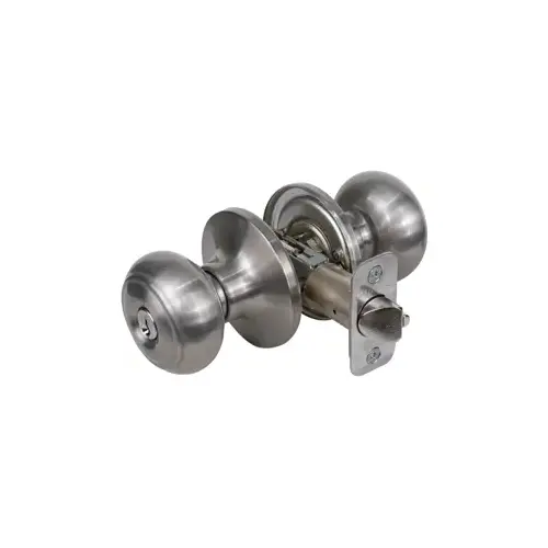 Rusk Entry Knob G3 US15 KW1 Satin Nickel