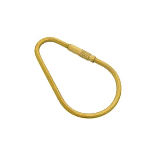 Malibu Key Rings R-15 BRASS Large Screw Key Ring Brass