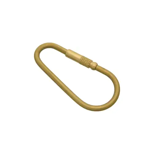 Malibu Key Rings KR-5 BRASS Small Screw Key Ring Brass