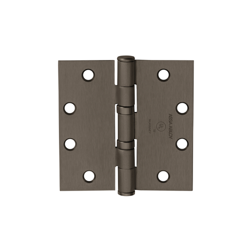 Hinge Satin Bronze Plated Blackened Satin Relieved CC