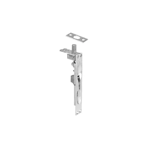Manual Flush Bolt, for Wood Doors, Fire Rated 1.5 Hours, Face Plate Size 1" x 6-3/4", 626/US26D Satin Chrome