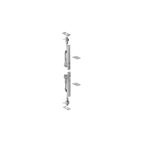 Automatic Flush Bolt for Metal Doors Satin Chrome Finish 284226D