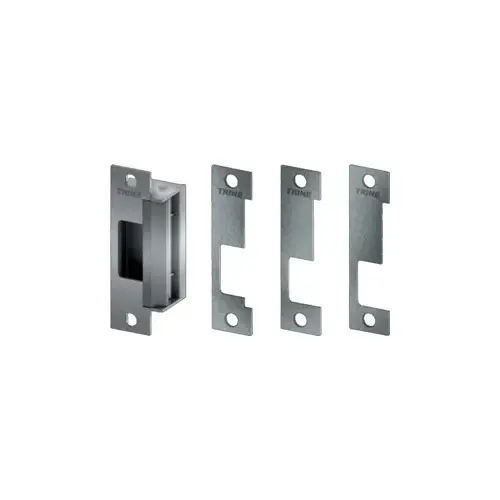 Trine 4100 US32D 4100 Electric Strike for Cylindrical and Mortise Locksets - Fire Rated, Satin Stainless Steel
