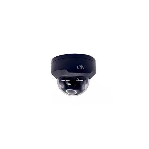 UniView Technology IPC324SR3-DSF28K-G-BK 4MP HD Vandal-Resistant 2.8mm IR Fixed Dome Network Camera, Black