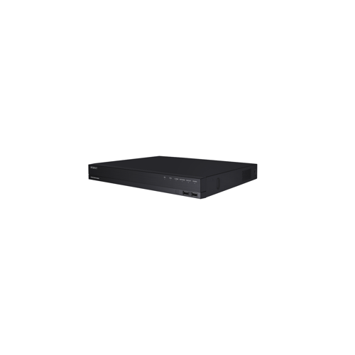 Wisenet A Series 16CH PoE NVR, Embedded Linux, H.265, H.264, MJPEG Codec, Plug & Play by 16 PoE (LAN, 10/100), 1 RJ-45(WAN, 1Gbps), 1 RJ-45(WAN, 10/100), Supported HDD (Maximum 6TB), HDMI / VGA Local Monitor, ARB Supported 80Mbps Network Camera Recording